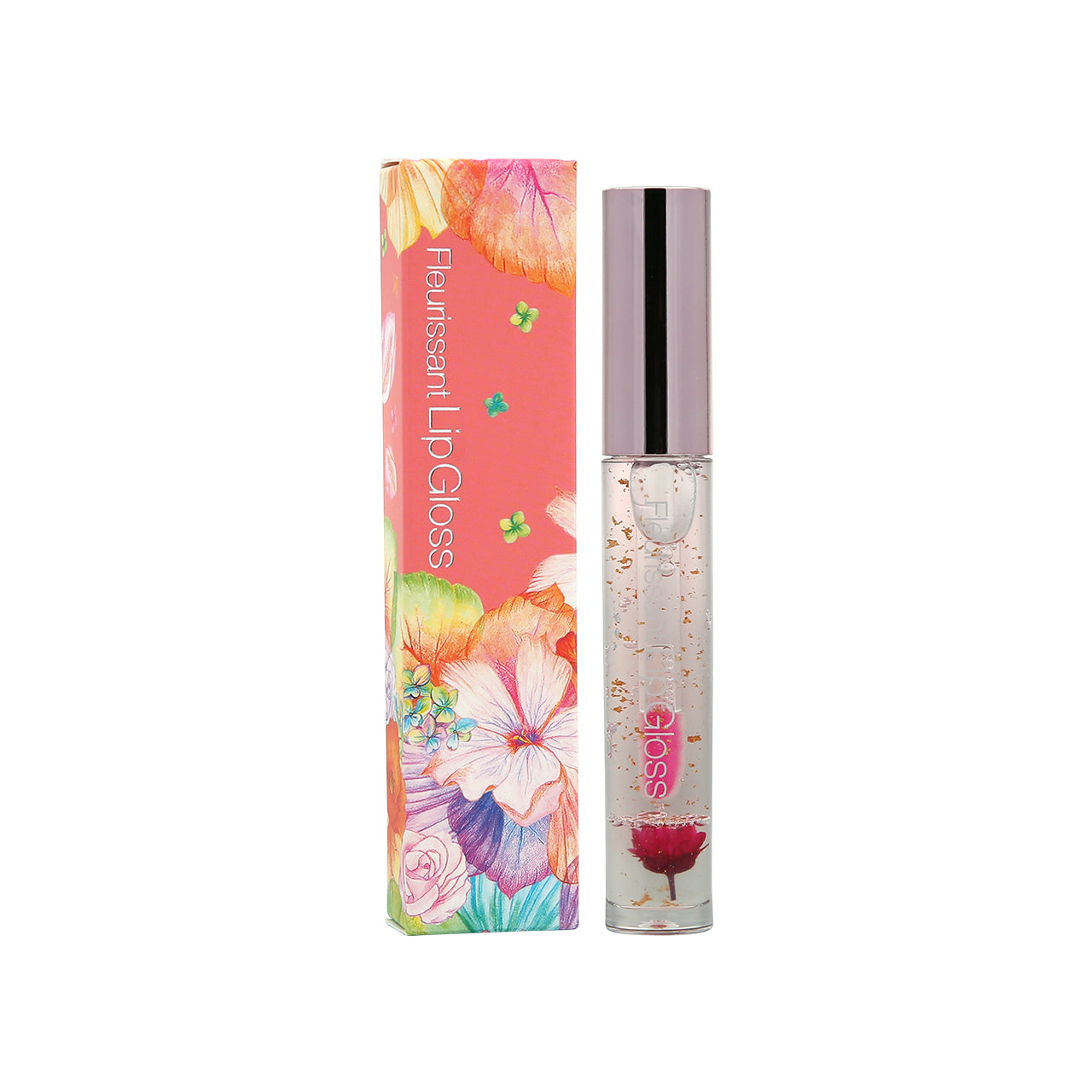 Glamfox Fleurissant Lip Gloss #04 Red 1pc