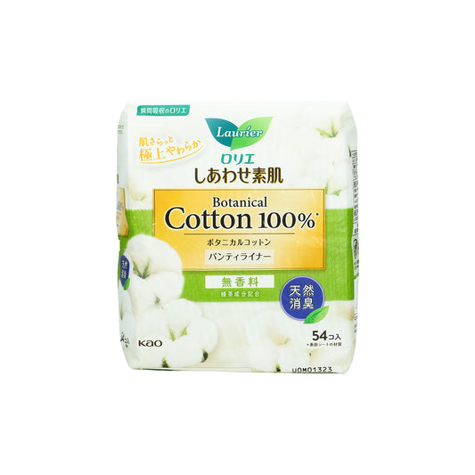 Laurier Botanical Cotton Liner Deodorant  54pcs