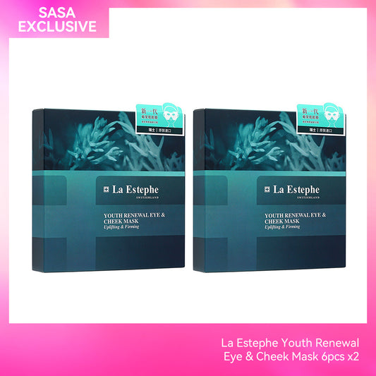 La Estephe Youth Renewal Eye &Cheek Mask 6pcs x2