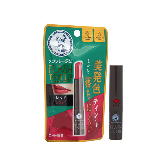 Mentholatum Flash Tint Lip Balm SPF 26 PA+++ #01Red  | Sasa Global 