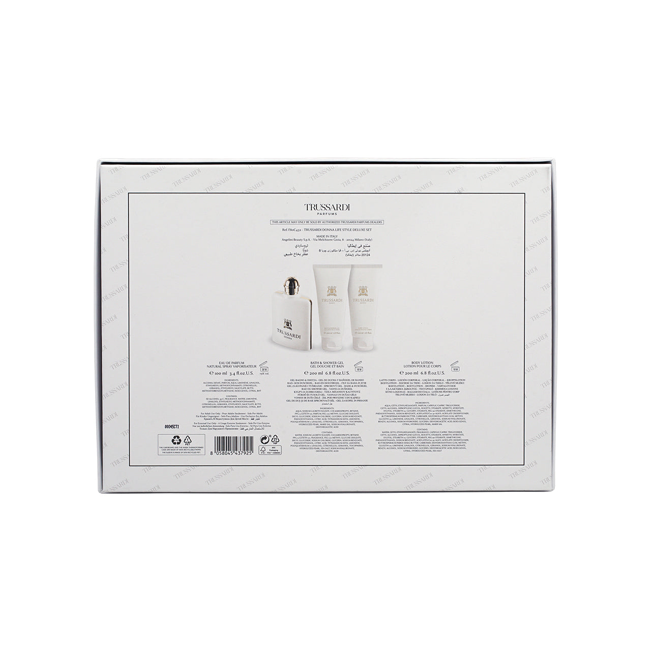 Trussardi Donna Eau de Perfum Gift Set 3pcs – Sasa Global eShop