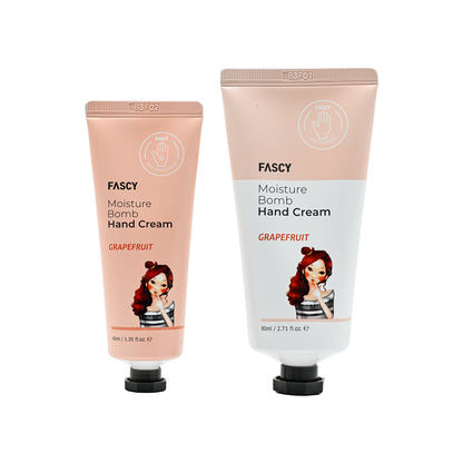 Fascy Moisture Bomb Hand Cream Set Grapefruit 40ml+80ml | Sasa Global eShop