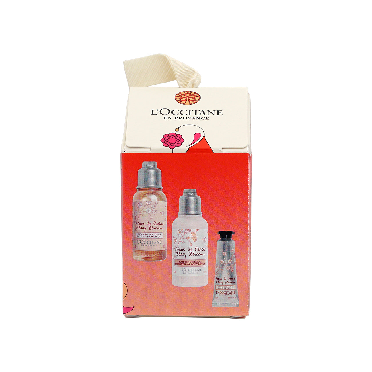 L'Occitane Cherry Blossom Body Care Set 3pc | Sasa Global eShop