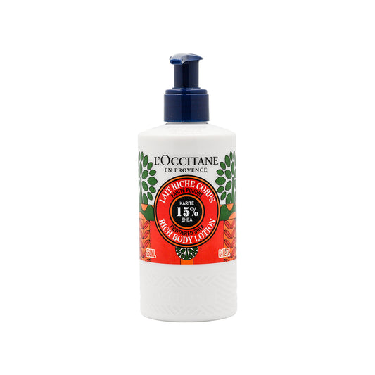 L’Occitane Powdered Shea Rich Body Lotion 250ml  | Sasa Global eshop
