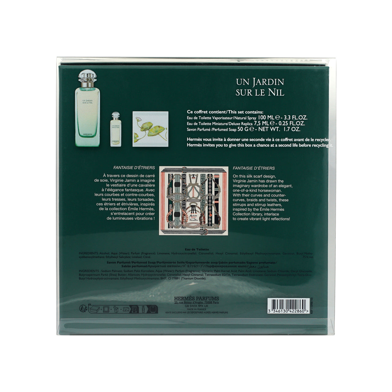 Hermes Un Jardin Sur Le Nil Eau de Toilette Set 3pcs | Sasa Global 