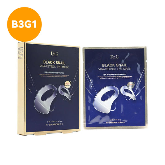 Dr.G Black Snail Vita-Retinol Eye Mask 5pcs