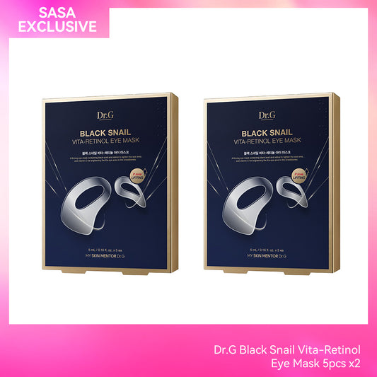 Dr.G Black Snail Vita-Retinol Eye Mask 5pcs X2