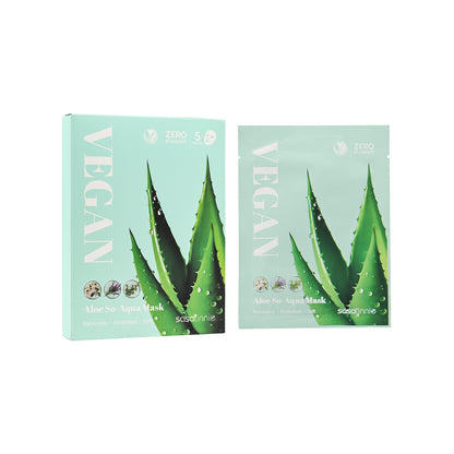 Sasatinnie Aloe So-Aqua Mask 5pcs