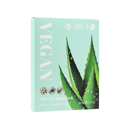 Sasatinnie Aloe So-Aqua Mask 5pcs