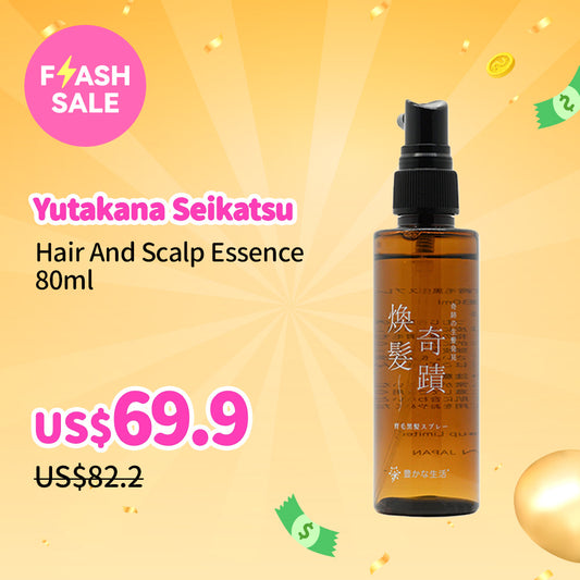 Yutakana Seikatsu Hair And Scalp Essence 80ml
