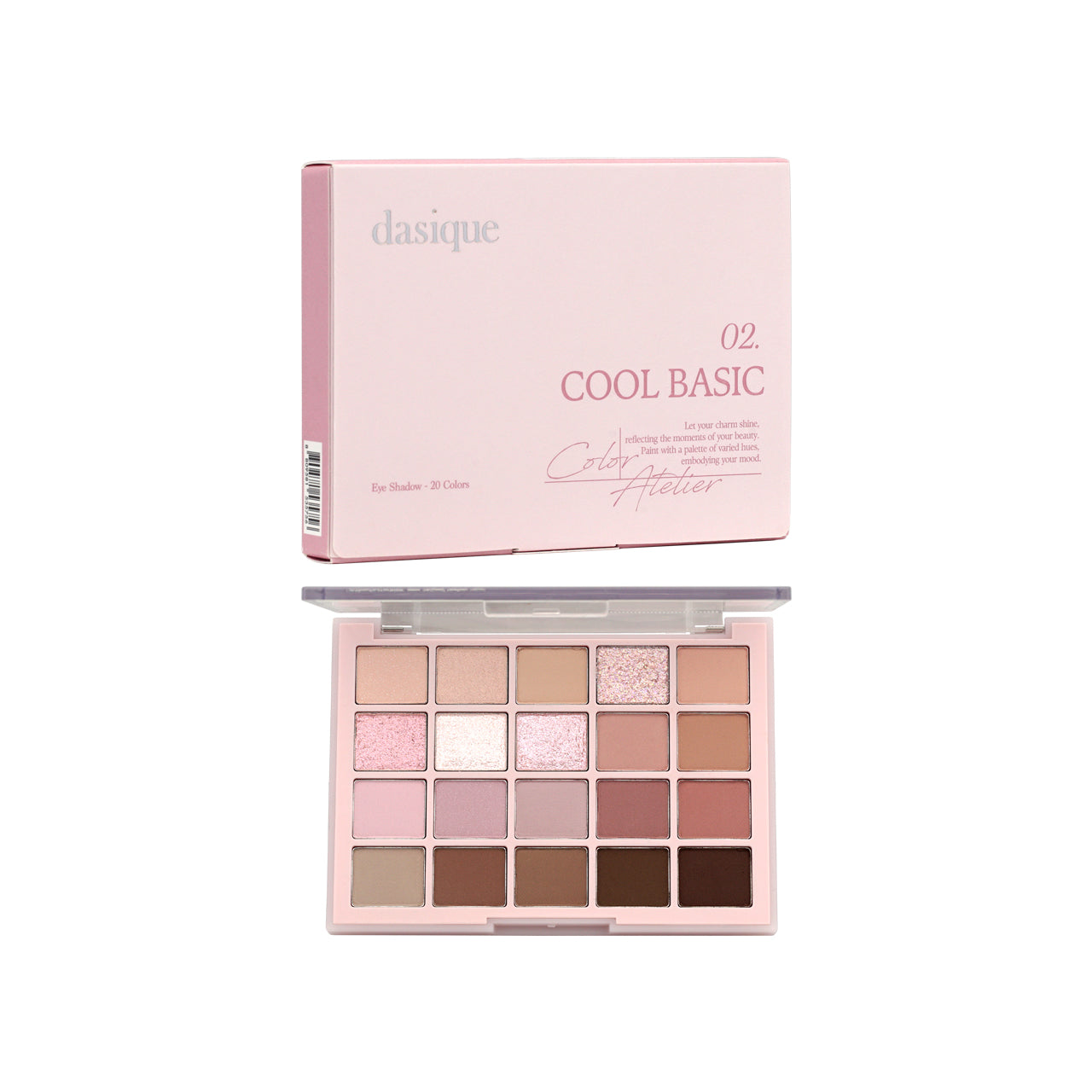 Dasique Vegan Mood Shadow Palette #02 Cool Basic | Sasa Global 
