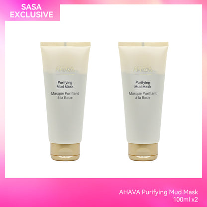 AHAVA Purifying Mud Mask 100ml x2