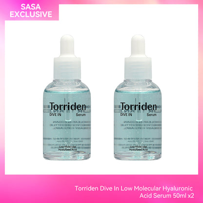 Torriden Dive In Low Molecular Hyaluronic Acid Serum 50ml x2