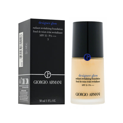 Giorgio Armani Designer Glow Radiant Revitalizing Foundation #3 30ml