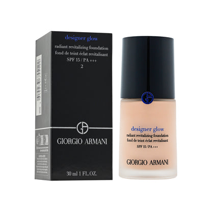 Giorgio Armani Designer Glow Radiant Revitalizing Foundation #2 30ml