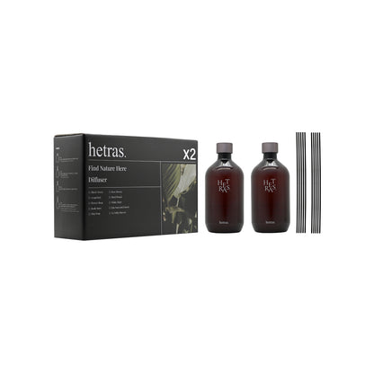 Hetras Premium Diffuser Set Flower Shop/Flower Park 500ml x 2pcs