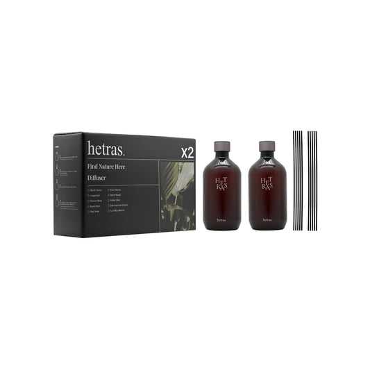 Hetras Premium Diffuser Set Flower Shop/Flower Park 500ml x 2pcs