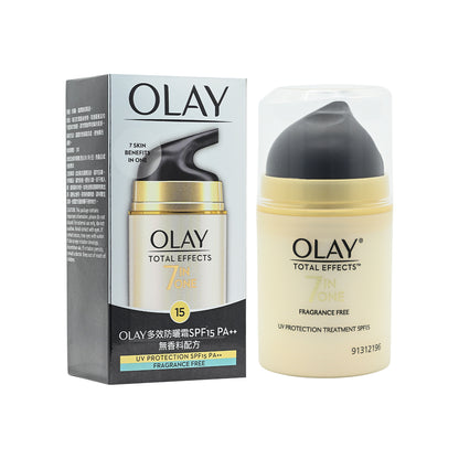 Olay SPF15 Total Effects 7-In-1 Fragrance-Free UV Protection Treatment 50g