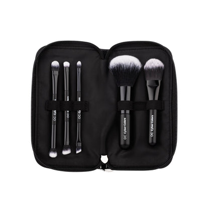 Cyber Colors Mini Make-up Brush Travel Set 5pcs