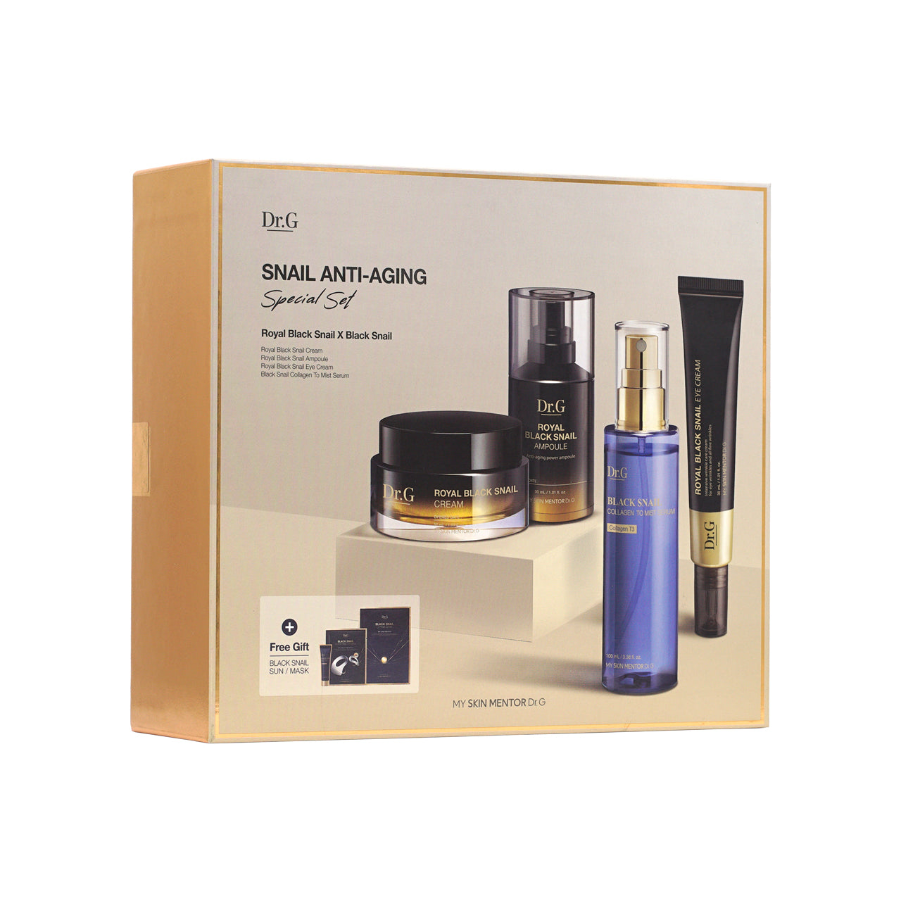 Dr.G Black Snail Anti-aging Set 7pcs | Sasa Global eshop – Sasa