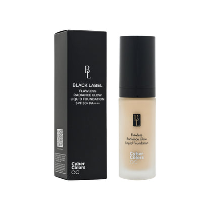 Cyber Colors SPF50+ PA++++ Flawless Radiance Glow Liquid Foundation #B20 Ivory 22ml