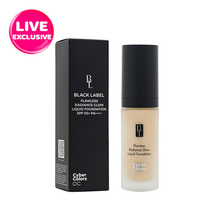Cyber Colors SPF50+ PA++++ Flawless Radiance Glow Liquid Foundation #B20 Ivory 22ml
