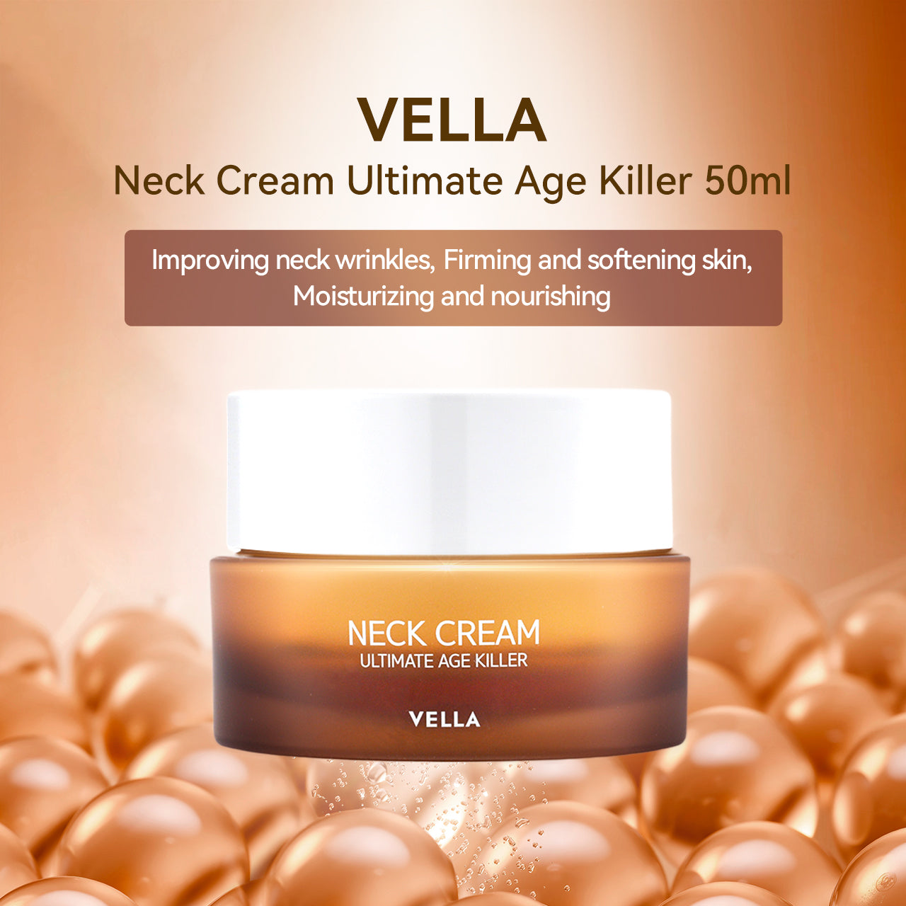 VELLA ベラ　neck cream Amazon.com: VELLA Neck Cream, K-Beauty Neck Care with SYN-AKE