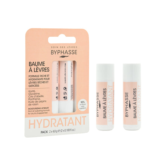 Byphasse Moisturizing Lip Balm 4.8g x 2pcs