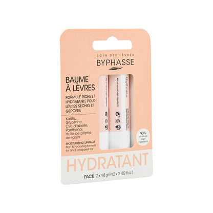 Byphasse Moisturizing Lip Balm 4.8g x 2pcs