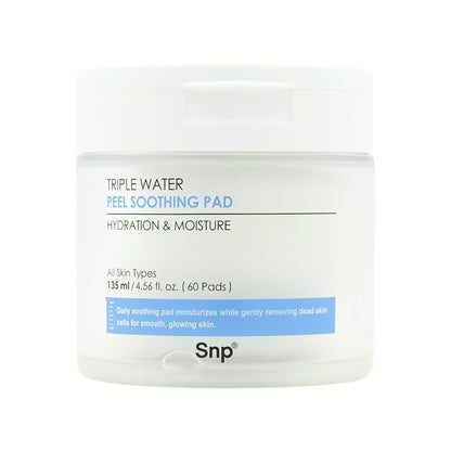 SNP Triple Water Peel Soothing Pad 60pads