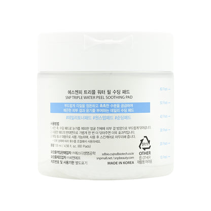 SNP Triple Water Peel Soothing Pad 60pads
