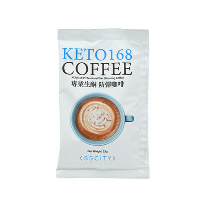 SSCITY KETO168 Professional Diet Slimming Coffee 15g x 10pcs