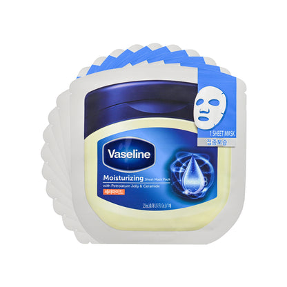 Vaseline Moisturizing Sheet Mask Pack 10pcs
