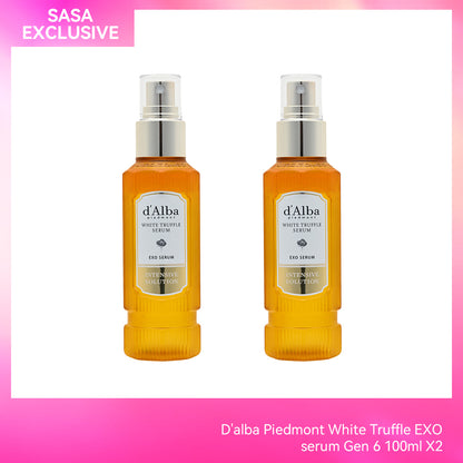 D'alba Piedmont White Truffle EXO serum Gen 6 100ml x2