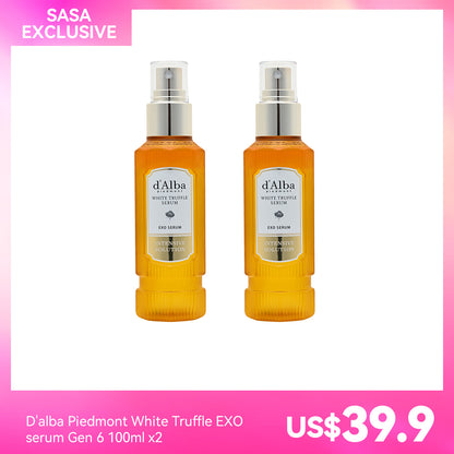 D'alba Piedmont White Truffle EXO serum Gen 6 100ml x2