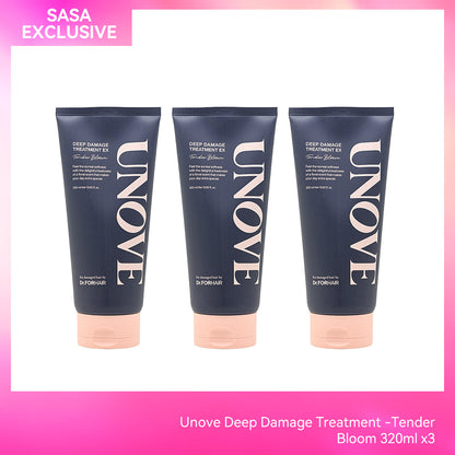 Unove Deep Damage Treatment -Tender Bloom 320ml x3