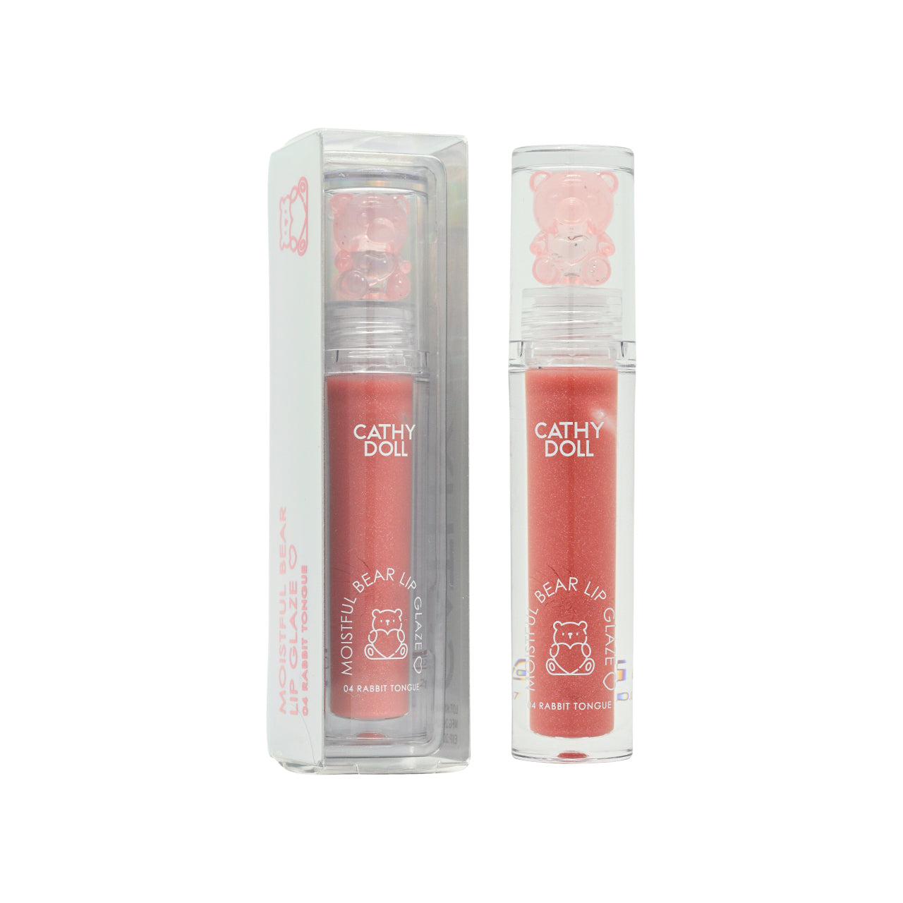 Cathy Doll Moistful Bear Lip Glaze #04 Rabbit Tongue 2.2g | Sasa Global ...