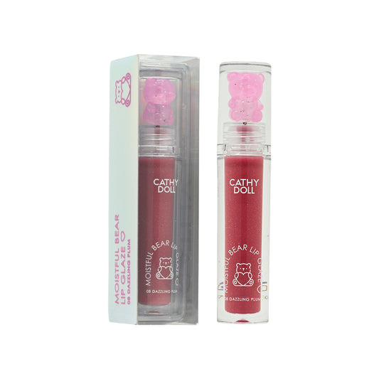 Cathy Doll Moistful Bear Lip Glaze #08 Dazzling Plum 2.2g