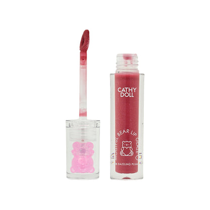 Cathy Doll Moistful Bear Lip Glaze #08 Dazzling Plum 2.2g