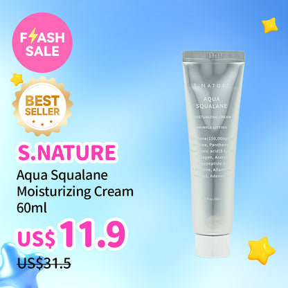 S.NATURE Aqua Squalane Moisturizing Cream 60ml