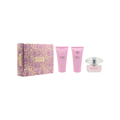 Versace Bright Crystal Eau de Toilette Set 3pcs