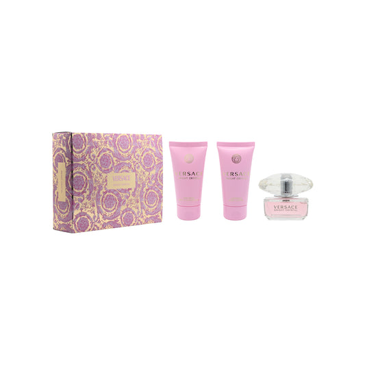 Versace Bright Crystal Eau de Toilette Set 3pcs