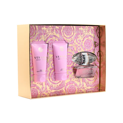Versace Bright Crystal Eau de Toilette Set 3pcs
