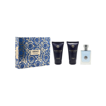 Versace Pour Homme Eau de Toilette Set 3pcs