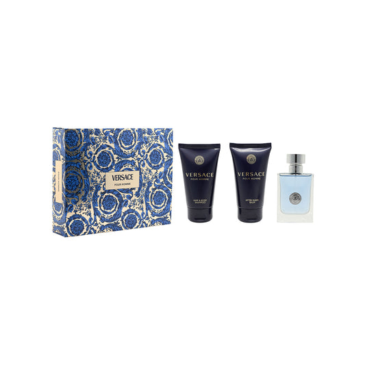 Versace Pour Homme Eau de Toilette Set 3pcs
