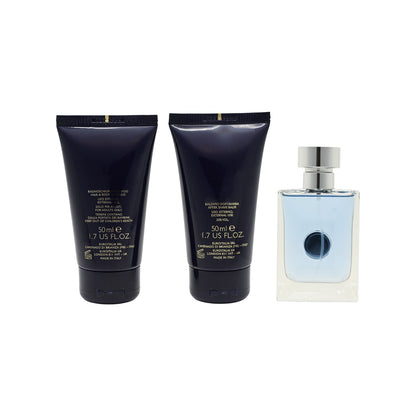 Versace Pour Homme Eau de Toilette Set 3pcs