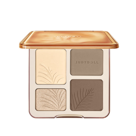 Judydoll 2 IN 1 Highlighter Contour Palette #02 1pc