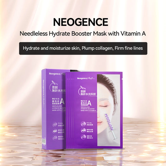 Neogence Needleless Hydrate Booster Mask with Vitamin A  5pcs