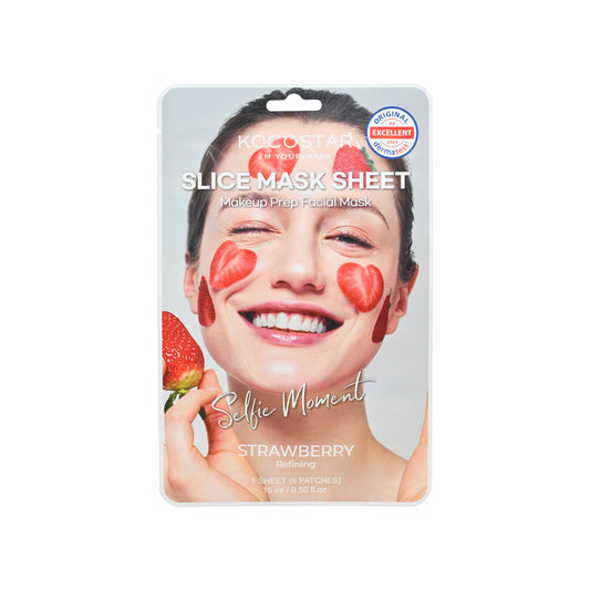 Kocostar Slice Mask Sheet – Strawberry 1sheet/6pc