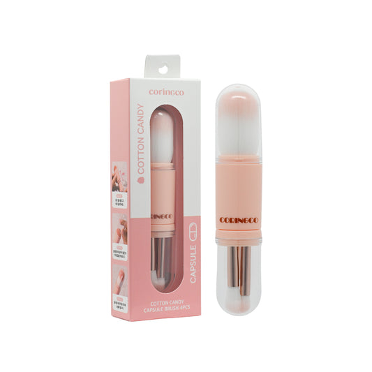 CORINGCO Cotton Candy Capsule Brush Set 4pcs